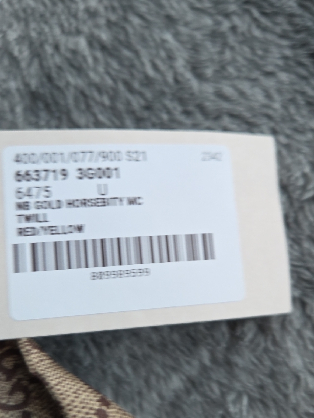 NWT Gucci Monogram Silk Ribbon - Picture 4 of 5